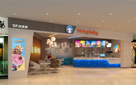 达可芮Dal Cuore冰淇淋店店面空间设计 - 郑州勤略品牌设计有限公司