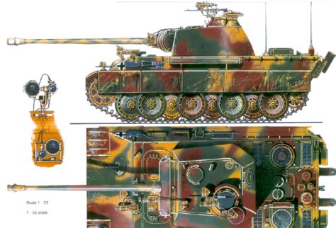 第二次世界大战中德国装甲部队豹G部分单位涂装_凤凰网