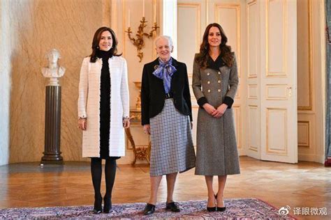 凯特王妃与丹麦女王合影引热议，网友：这才是真正的贵族