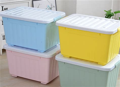 塑料收纳箱食品玩具收纳盒塑料密封整理箱储物箱子收纳盒 透明-阿里巴巴