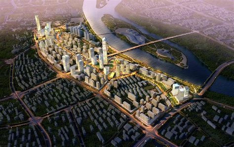 金华规划3dmax 模型下载-光辉城市