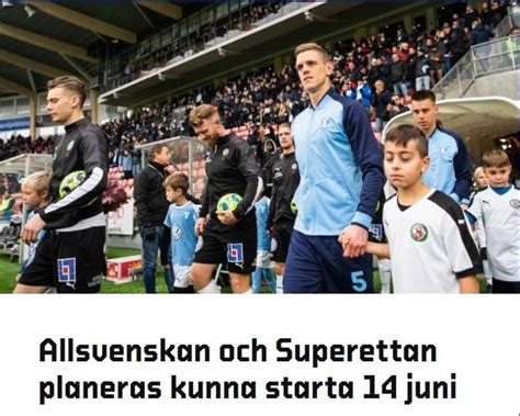 瑞典超级联赛计划6月14日重启 | 体育大生意