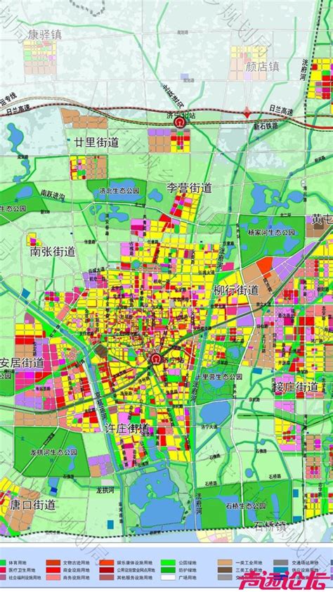 济宁市自然资源和规划局（市林业局） 规划信息 济宁市城市总体规划（2014-2030年）