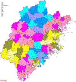 福建省行政区划地图png图片免费下载-素材0iqaePkWV-新图网