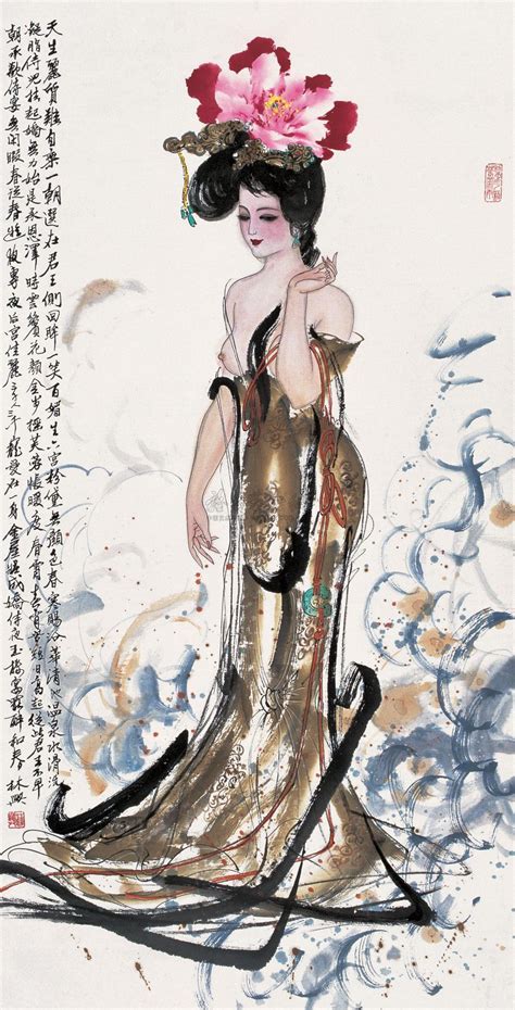 贵妃出浴图图片
