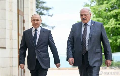 白俄总统卢卡申科见普京 指责波兰北约密谋“瓜分”乌克兰