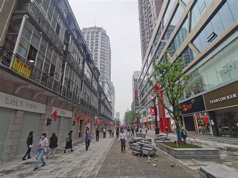 江汉路步行街街景高清图片下载_红动中国