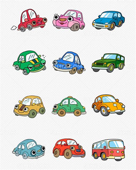 快乐的汽车简笔画_快乐的汽车图片欣赏_快乐的汽车儿童画画作品-有伴网