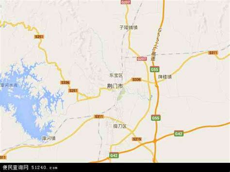 荆门市地图 - 荆门市卫星地图 - 荆门市高清航拍地图