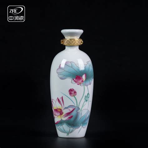 5斤陶瓷酒瓶青花瓶盖酒罐自用_景德镇云杰陶瓷有限公司