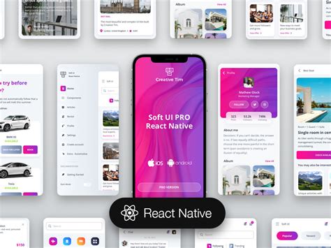 Settings Pages Mobile App UI Kit - UpLabs