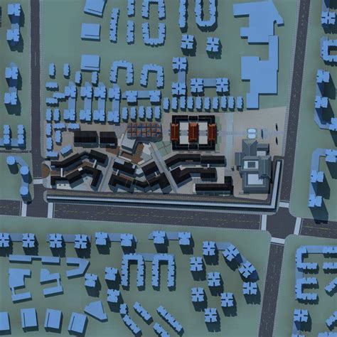 榆林毛纺厂方案一3dmax 模型下载-光辉城市