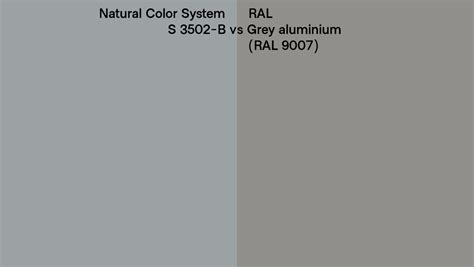 Natural Color System S 2502-Y vs S 3502-Y side by side comparison