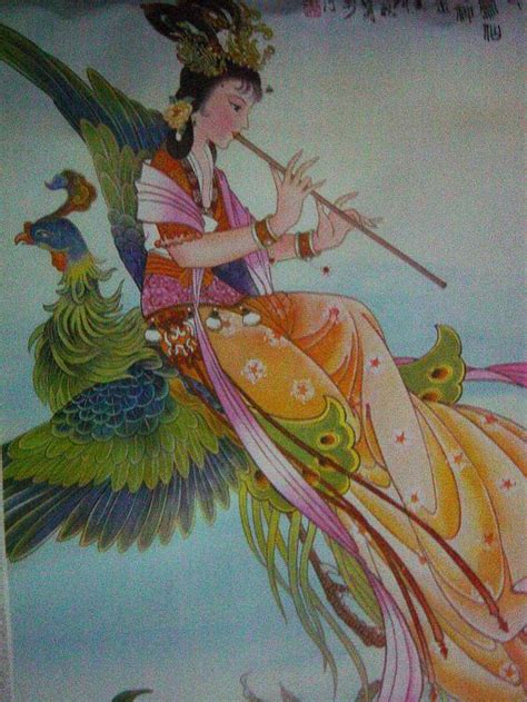 玉女吹箫图片