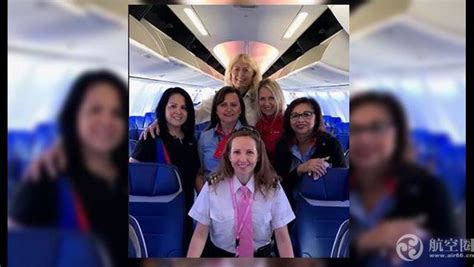 美国西南航空首个由全女性机组执飞737 MAX8飞机_航空要闻_资讯_航空圈