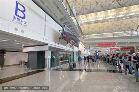 香港国际机场机场大厅B接机大厅,交通运输,科学技术,摄影素材,汇图网www.huitu.com