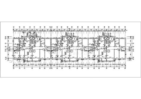 兰州市福鑫源小区11层住宅楼全套平面设计CAD设计图（含9张户型图）_住宅小区_土木在线