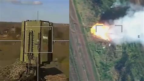 俄媒曝光视频：俄“柳叶刀”巡飞弹摧毁两门美向乌提供的自行火炮