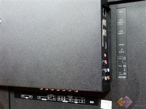 康佳LC55TS96N背部及接口解析_电视机也能上百度 康佳LC55TS96N首测—万维家电网