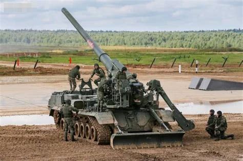 现役口径高最大自行火炮，俄罗斯2S7全面升级，依旧威力最强|冷战|炮弹_新浪新闻