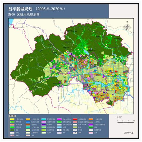 昌平新城规划图：区域用地规划图_新浪图集_新浪网