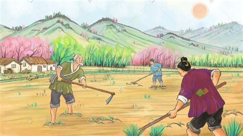 古代农业插画-古代农业配图-千库网