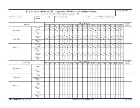 DA Form 3992 - Fill Out, Sign Online and Download Fillable PDF ...