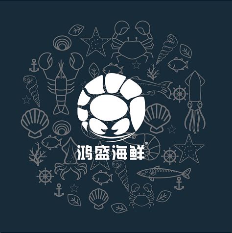 渔记海味海鲜品牌设计| 中式餐饮VI设计视觉 : logo设计其图形之一也是图形+文字的组合方式 这种方式的组合更能突出品牌口味的所在 将这种 ...