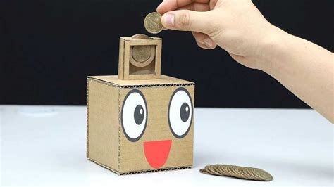 折纸硬币存钱盒(硬币折纸盒子) - 抖兔库学习网