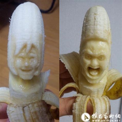 牛人打造香蕉雕塑 - 文化艺术 - 中国传统文化网