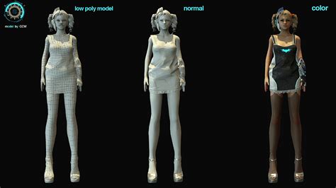 游戏人物模型- 3D资源网-国内最丰富的3D模型资源分享交流平台