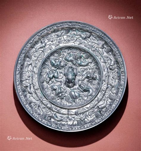 唐 海兽葡萄纹镜二 台北故宫博物院馆藏-古玩图集网