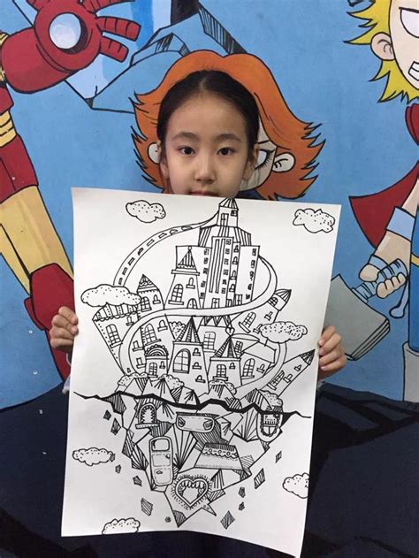 少儿书画作品-姓名设计/儿童书画作品姓名设计欣赏_中国少儿美术教育网