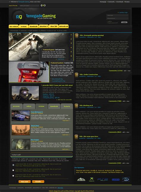 design-游戏网站设计