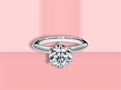 心形六爪钻石戒指素材图片免费下载-千库网