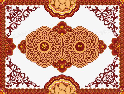 中国古典图案-卷云圆环鸟纹青铜器装饰图案AI素材免费下载_红动中国