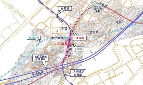 深圳大运交通枢纽示意图及建成后效果图一览_深圳之窗