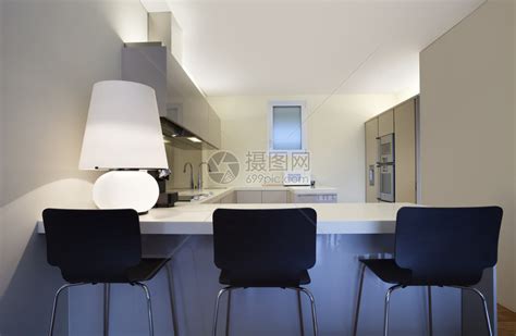 现代公寓内景厨房高清图片下载-正版图片507109224-摄图网