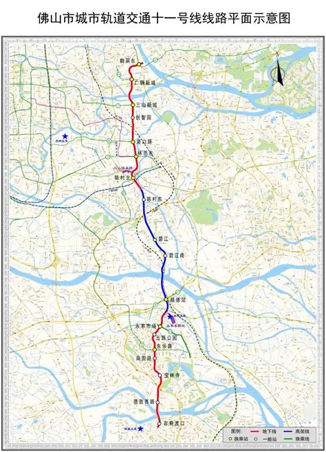 佛山2号线地铁线路图,广地铁线路图版,山地铁规划图2020(第11页)_大山谷图库