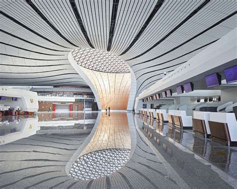 北京大兴国际机场室内建筑设计欣赏-欧莱凯设计网
