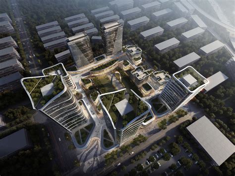 景观化的办公园区：北京·银行保险产业园649地块 / 华东建筑设计研究总院 – 有方