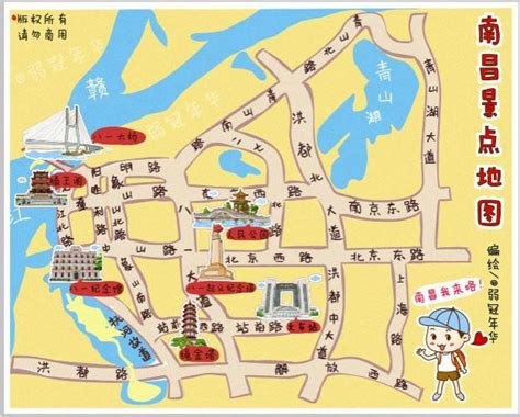 南昌市旅游交通-矢量地图CDR素材免费下载_红动中国