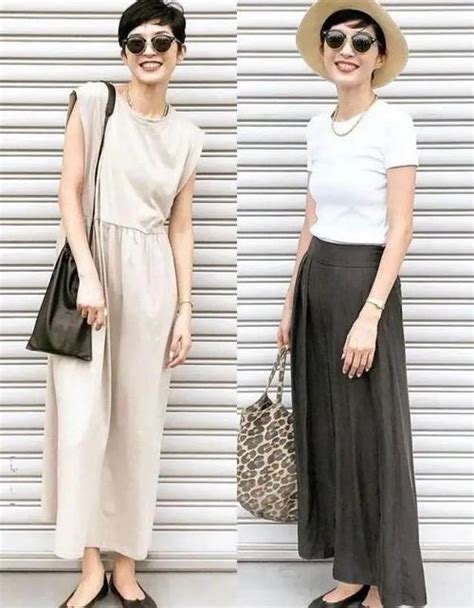 梨形身材的中年女人 学日本阿姨穿裙子 真优雅|穿搭|时尚|潮流_新浪时尚_新浪网