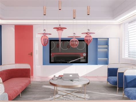 苡芯视觉之现代新中式居家客餐厅设计表现|空间|室内设计|苡芯视觉表现 - 原创作品 - 站酷 (ZCOOL)