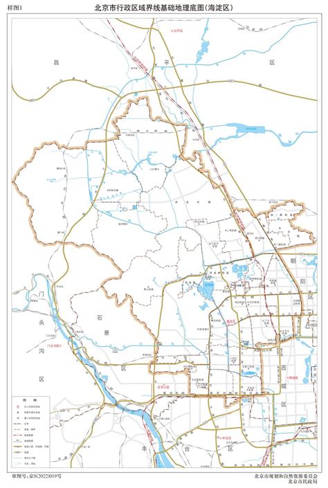 北京市海淀区地图最新行政区划图高清版大图-地图网