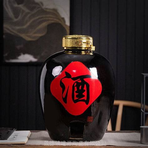1到10斤黑色私藏老酒酒坛子系列-雅道陶瓷网