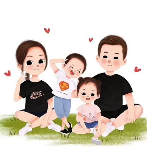 非主流亲子头像