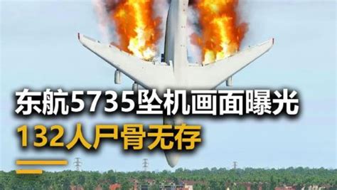 东航5735坠机影像，飞机从近9000米高空直插地面，132人尸骨无存