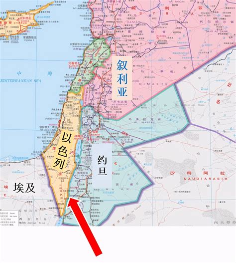 以色列在地图上的位置（以色列自然地理概况） – 梦路生活号