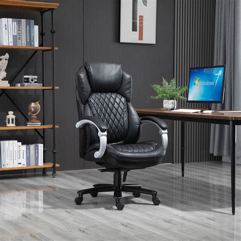 Vinsetto Big and Tall Executive Office Chair, Computer Desk Chair with ...